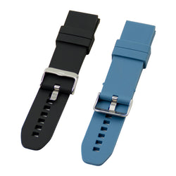 2 extra bandjes TacWatch 500 (blauw & zwart)